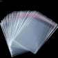 100PCS Resealable Transparent Plastic Bags Bopp Poly Self Adhesive Seal Jewellery Making Bag multiple sizes Available