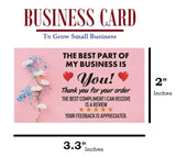 100 Pcs Thank You Card For Supporting Business Package Decoration - Thank you Business Card