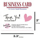 100 Pcs Thank You Card For Supporting Business Package Decoration - Thank you Business Card