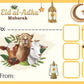 50 Pcs Eid ul-Azha Meat Stickers – Select Beef, Mutton & More for Easy Distribution