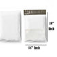 100 Pcs Courier Flyers Shipping Bags With Address Label Pocket - Sizes Available