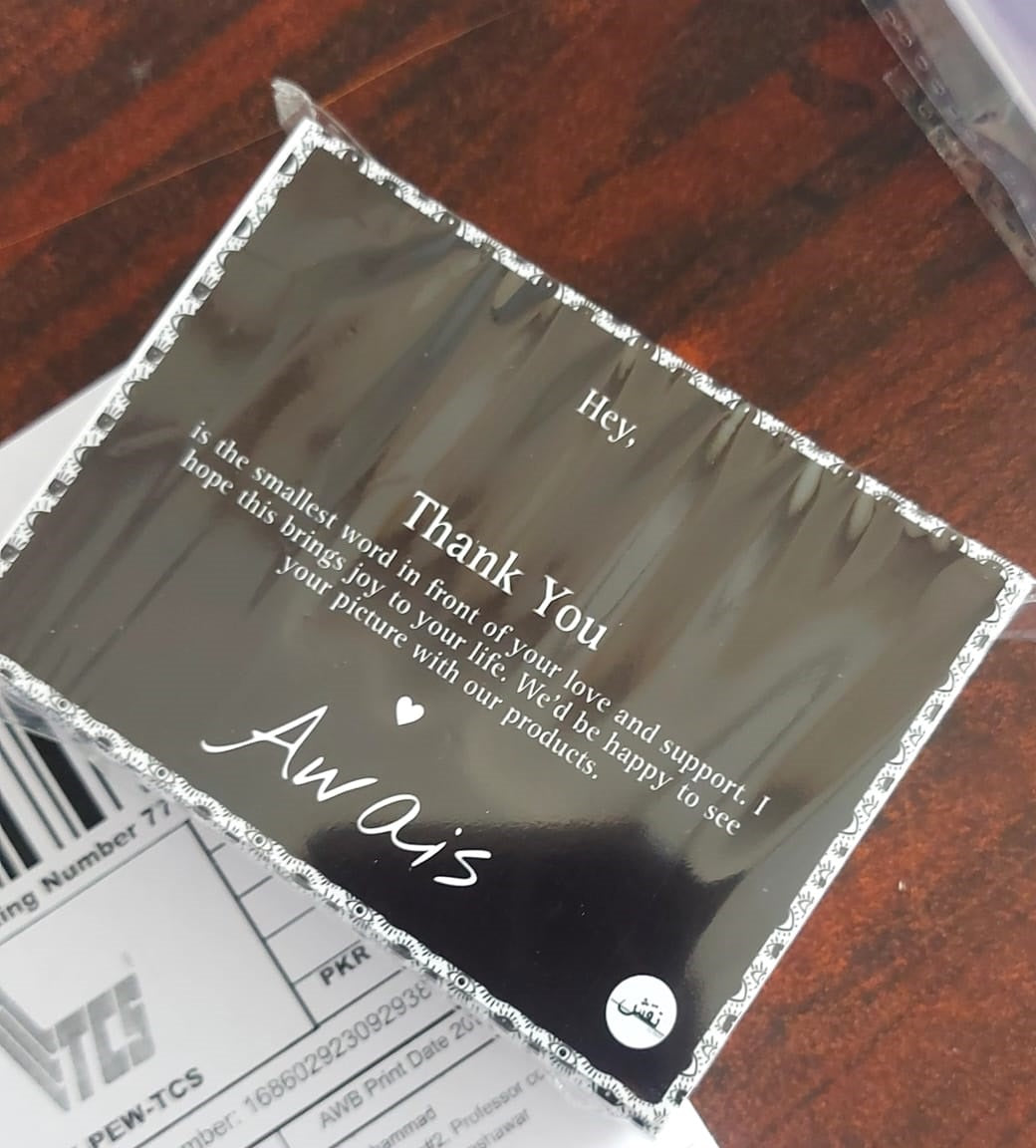 100 Pcs Custom Thank You Cards business card 6 colour Single side print Gift decoration card Personalized logo Wedding invitation