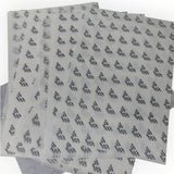 Thank You For Your Order Printed Butter Paper Sheets 9x14 inch Size For Wrapping Products