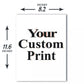 A4 Custom Sticker Colour Print Premium Glossy Sticker Sheet 135 GSM