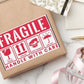 Handle With Care Fragile Stickers for Safe Products Packaging