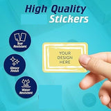 100 Pcs Custom Print business Stickers Thank You For Your Order Gift decoration Stickers Personalized your Business Labels - Share Your Own Design