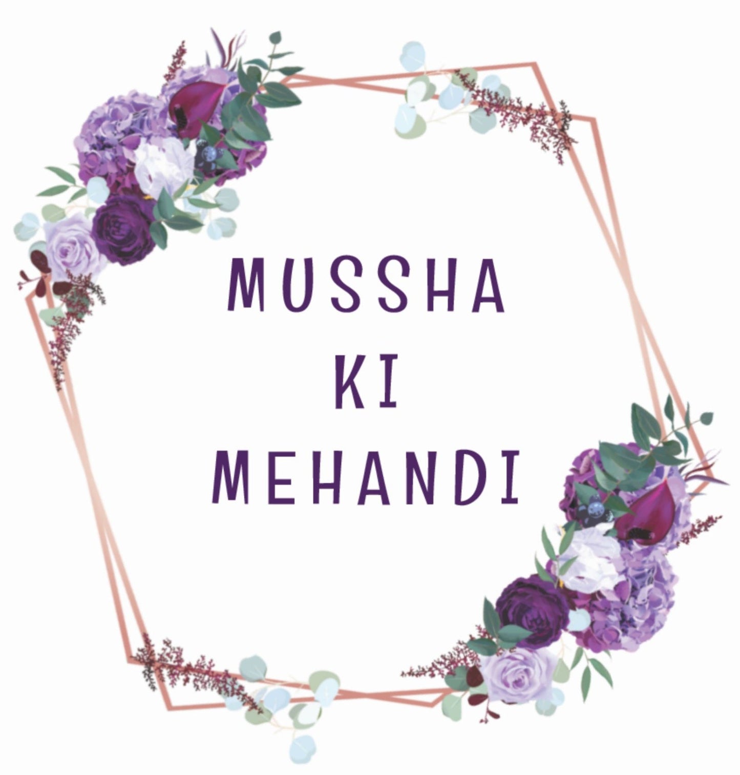 50 Pcs Modern Wedding Mehndi Favor stickers - Your Custom Text (Copy)